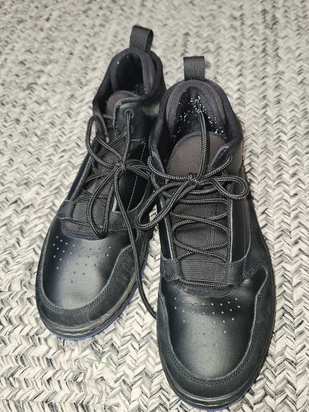 Nike Jordan Men's Black High-Top Basketball Sneakers Size US 7.5